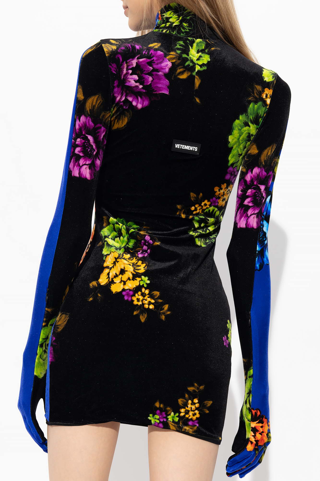 EMILIO PUCCI★素敵！Contrast Belted Black/Blue Dress EMILIO PUCCI☆素敵！Contrast Belted Black/Blue Dress